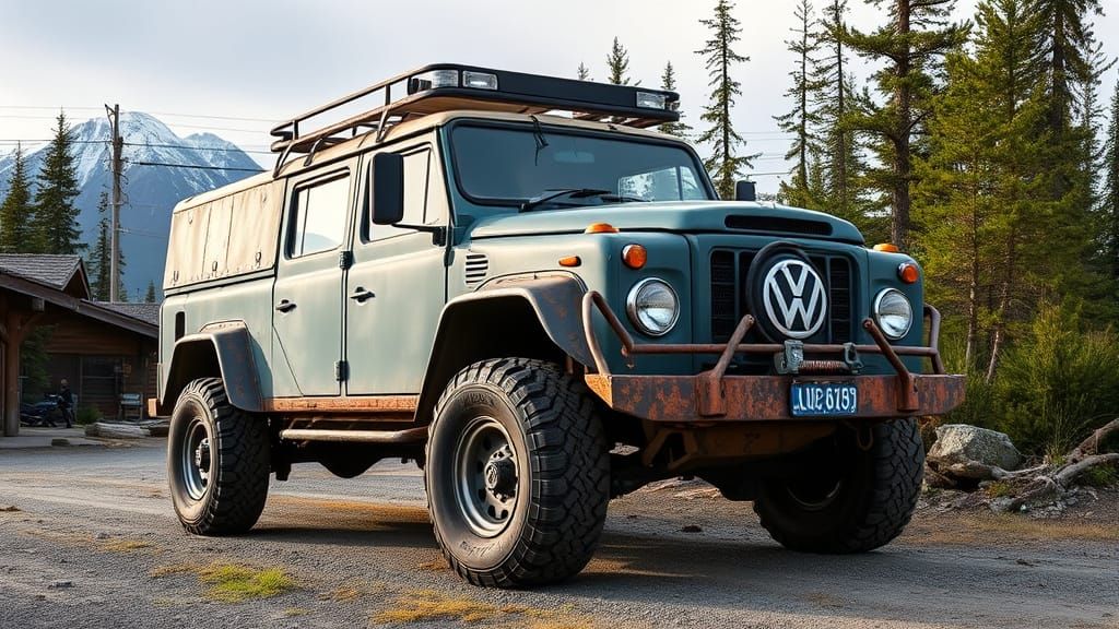 Rugged Off-Road VW Truck in Alaska