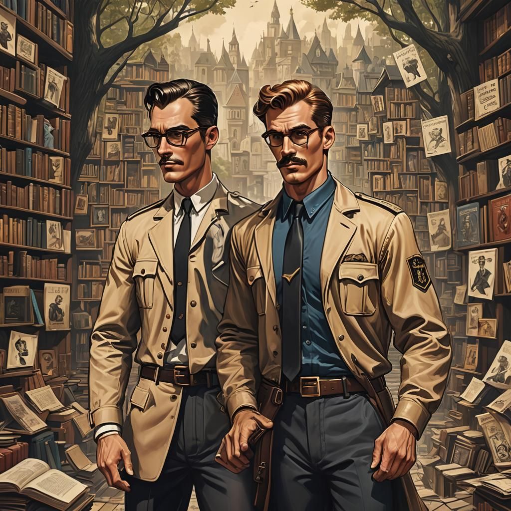 Homoerotic Librarians in Tom of Finland Style