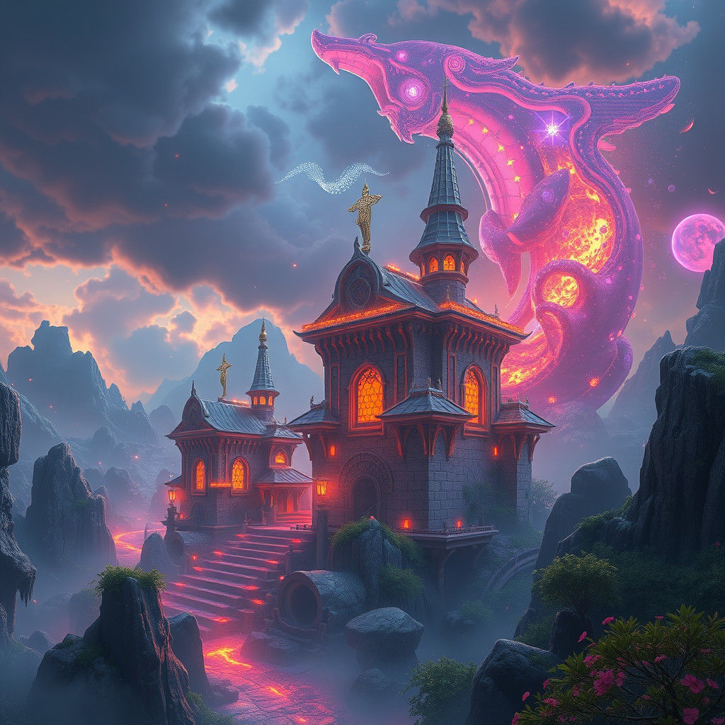 High-Tech DNS as Detailed Matte Painting