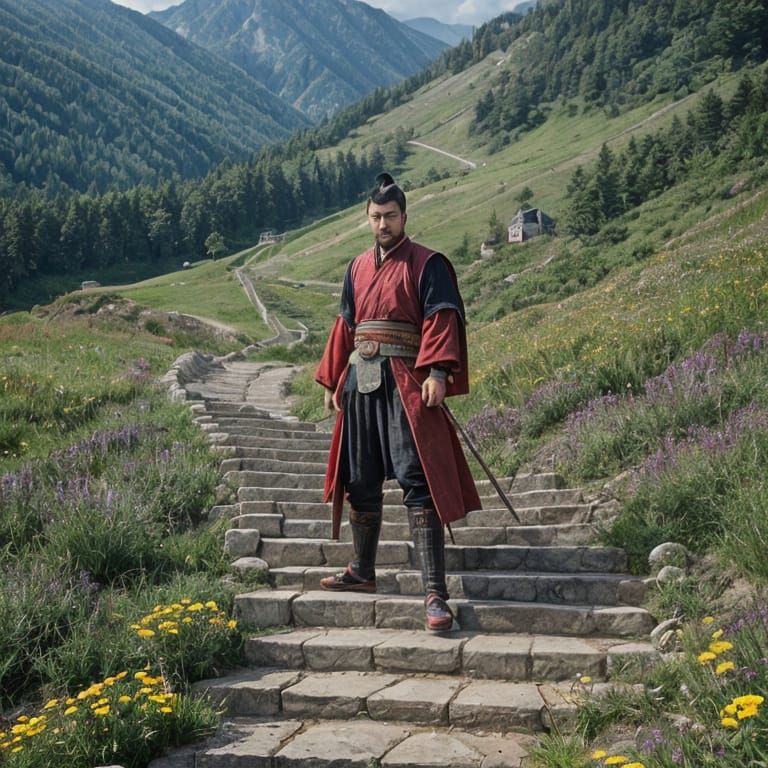 Emperor Wu of Zhou's quest led him to the Mountain of Fruit and Flowers. He had dressed himself as a wandering philosoph...