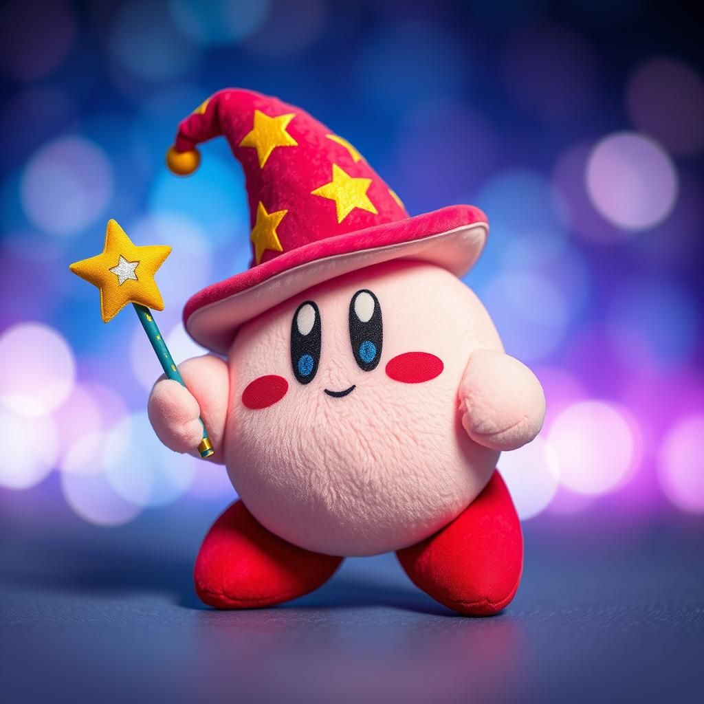 Kirby Wizard Plushie