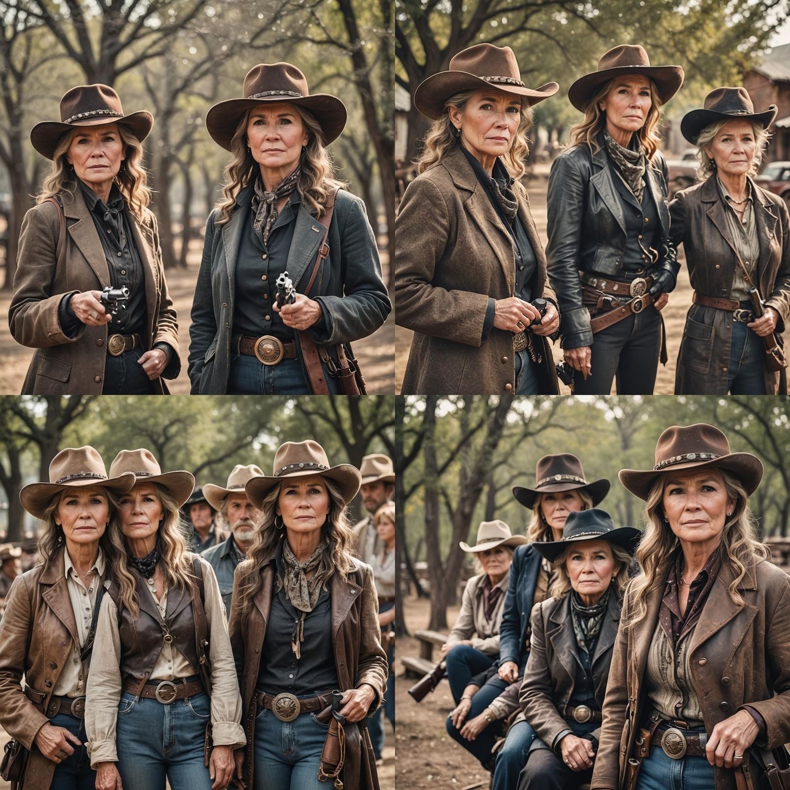 Timeless Gunslingers: Women Reimagined as Young Outlaws
