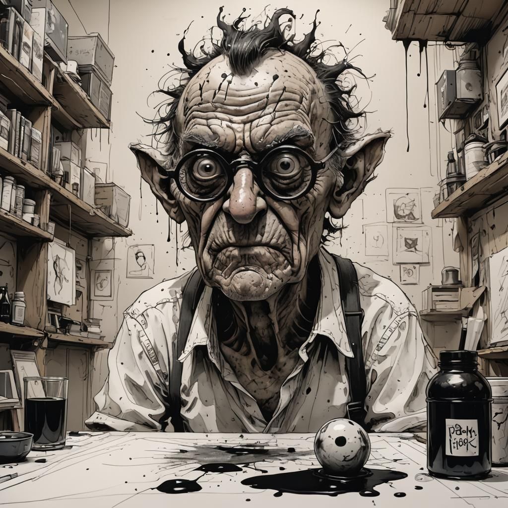 Surreal Ink Sketch in Unreal Engine 5