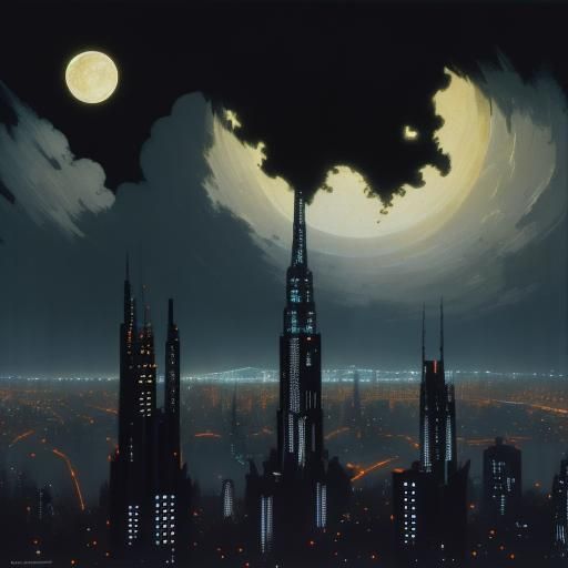 Sleek UFO Shrouded by Clouds, with Intricate Panels and Ethe...