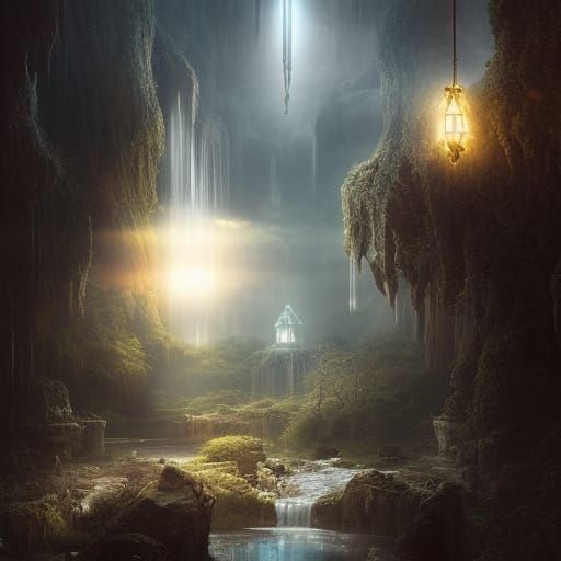 Epic Light in the Darkness: Digital Matte Painting