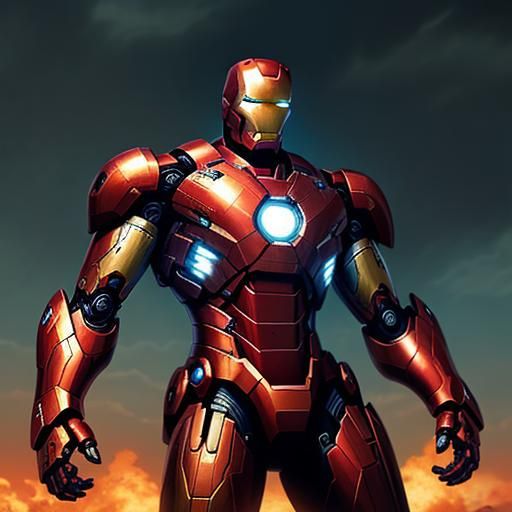 Iron Man Suit in Radioactive Wasteland