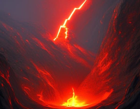 magma cone a masterpiece, 8k resolution, dark fantasy concep...