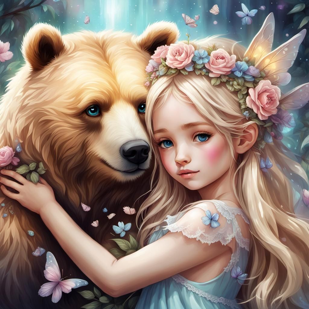 The fairy and the bear...