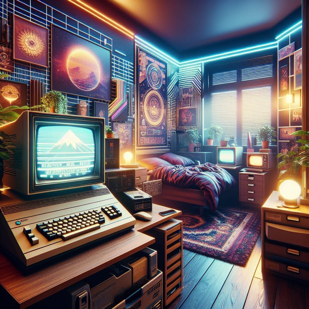 80s Computer room
