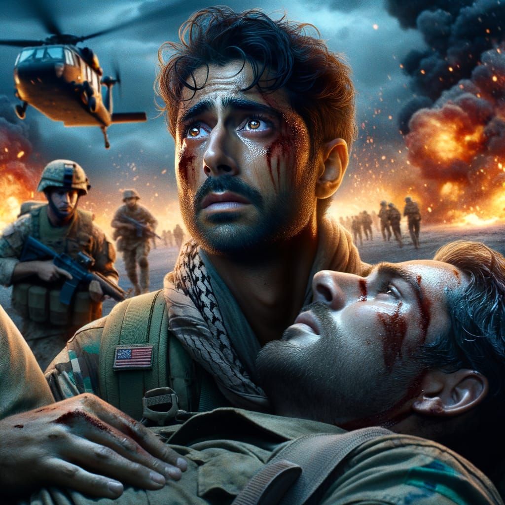 Brothers in Arms: Hope Amidst Battlefield Chaos
