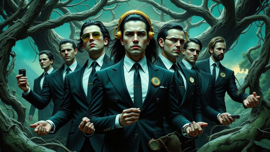 Inspectors Tame Wild Nature in Dark Fantasy Style