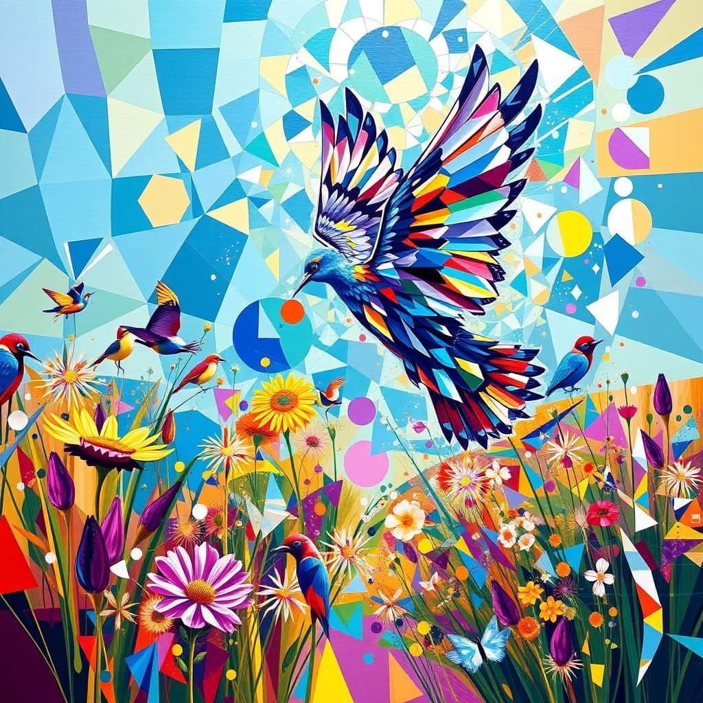 Vibrant Kaleidoscope of Eden's Blooming Spring