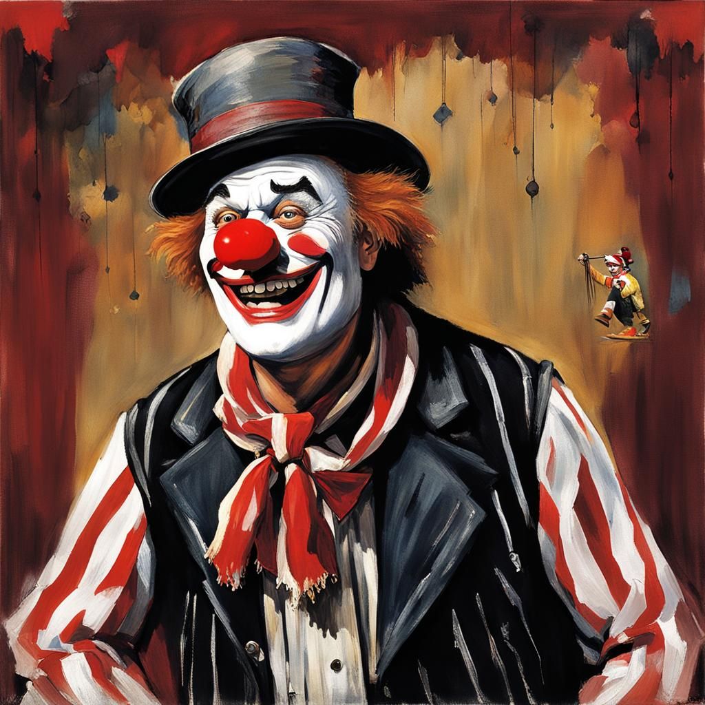 Clown Hobo as Freddie the Freeloader