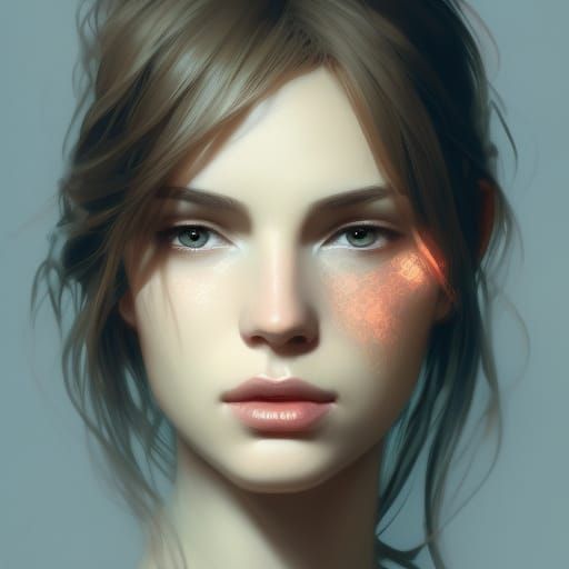 Hyperdetailed Portrait of a Beautiful Woman