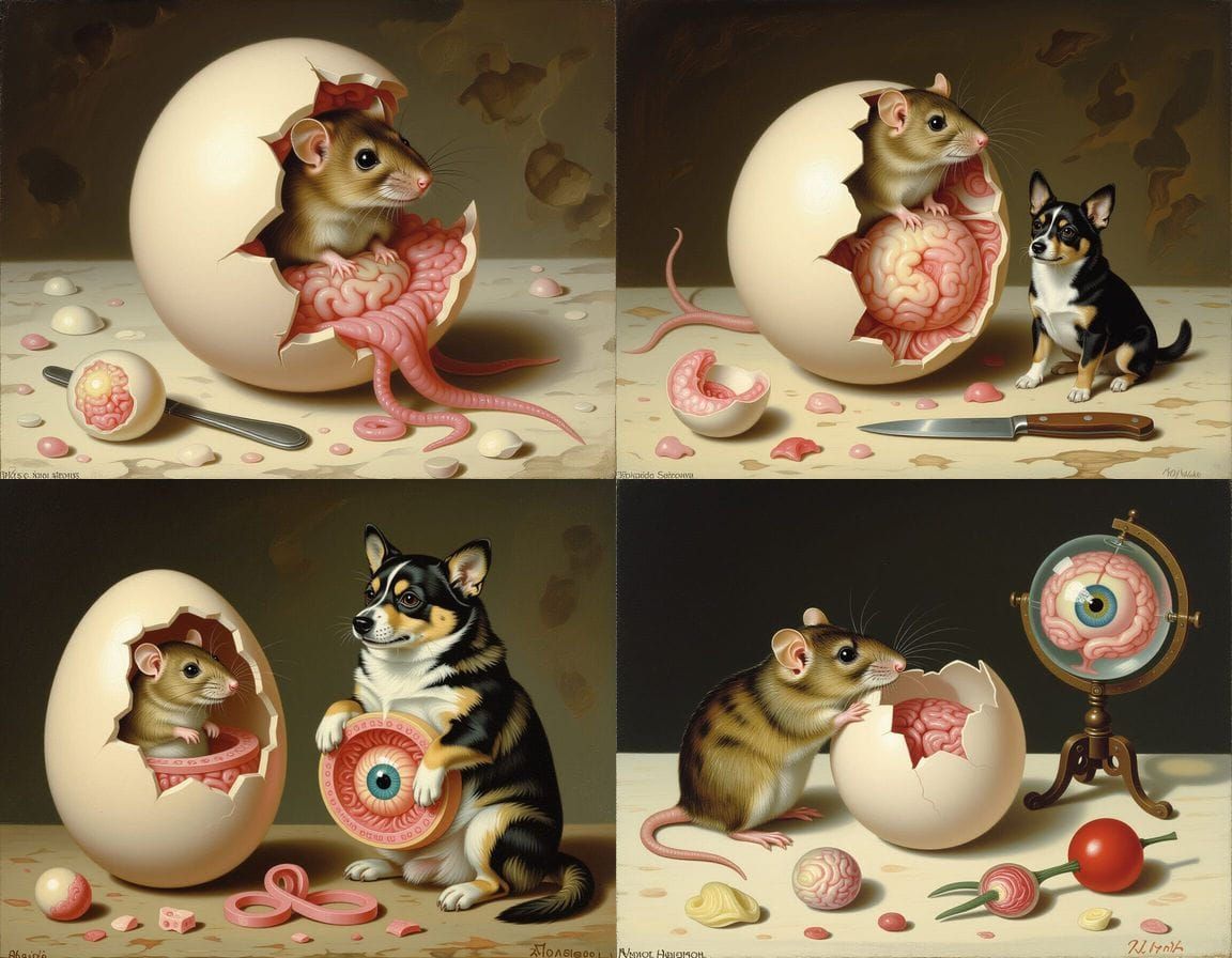 Surreal Horror: Hybrid Anatomy in Classic Style