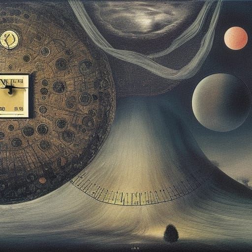 Surreal Dreamscape Inspired by Bosch, Magritte and Ernst