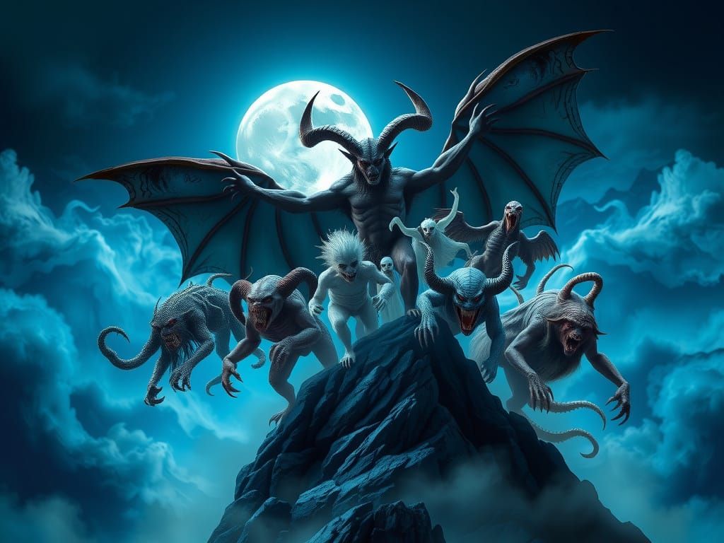 Majestic Demon Unveils Grotesque Creatures on Dark Mountain ...