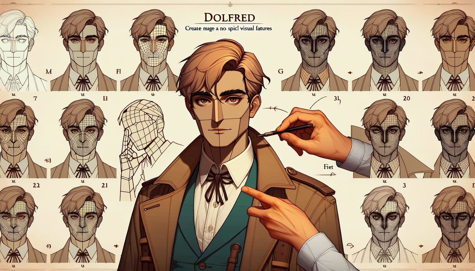 Meet Dolfred: An Unspecified Male Character