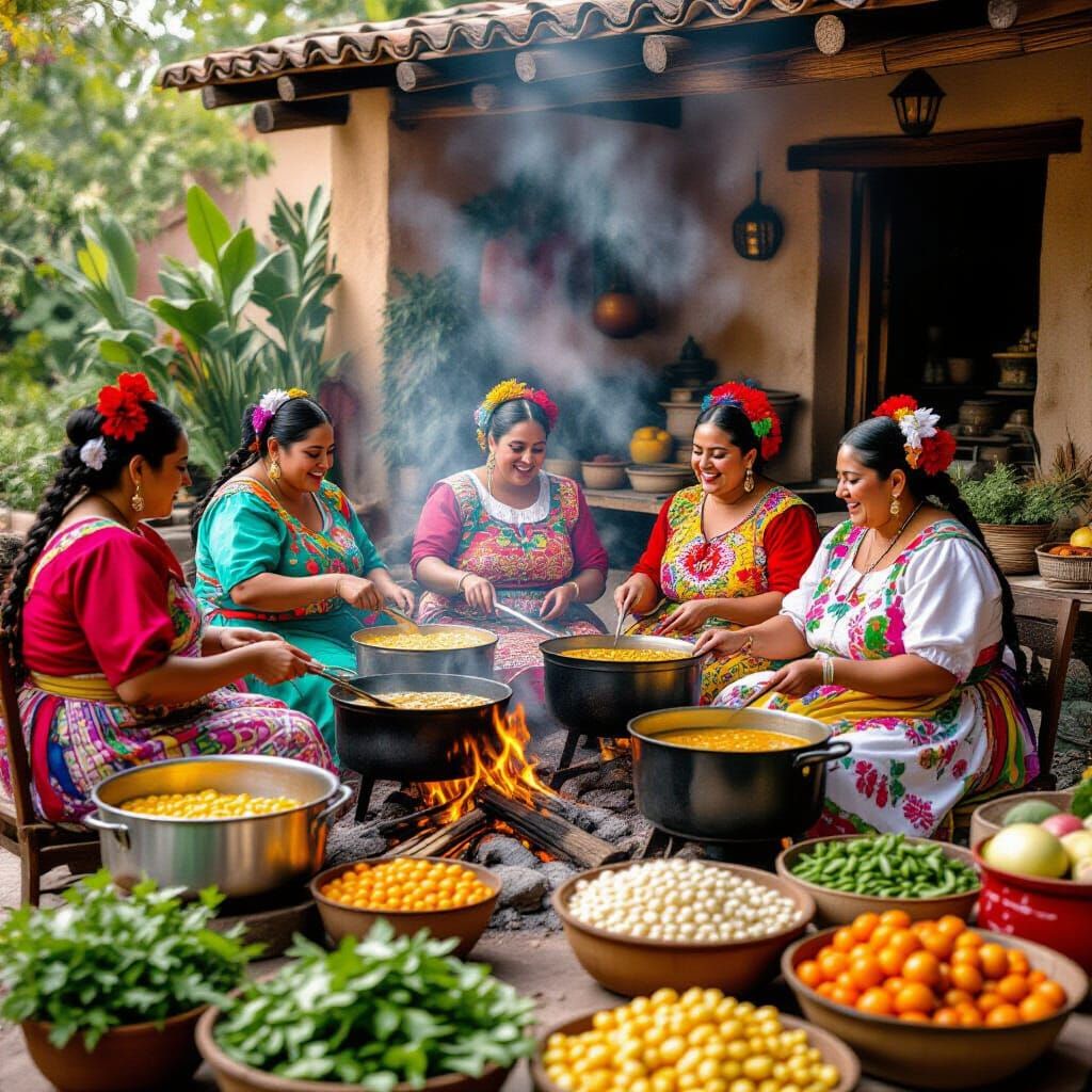 Curanderas Cook Traditional Dishes in Earthy Surrealist Styl...