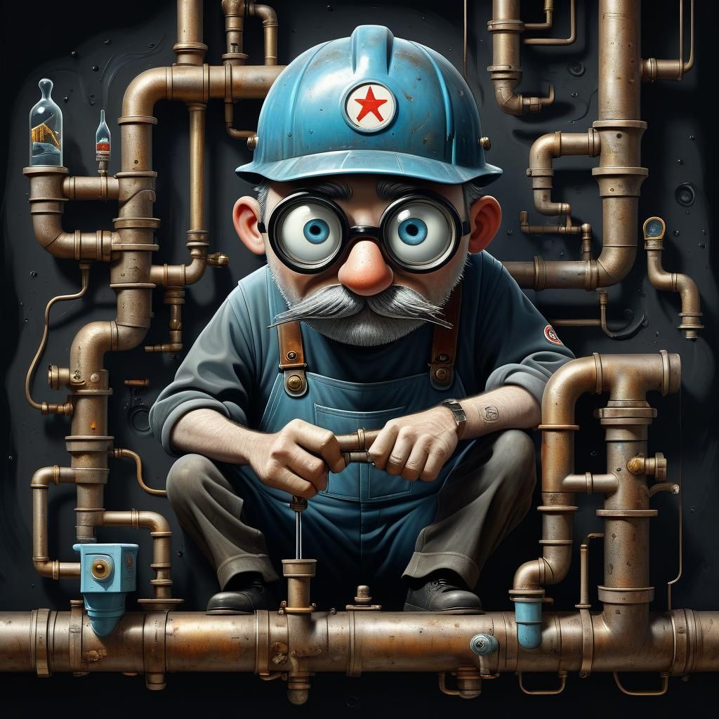 plumber seals puncture