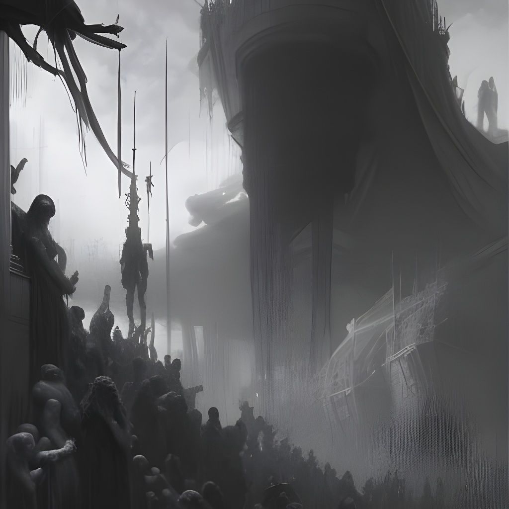 Nightmare Visions in Gothic Horror Style