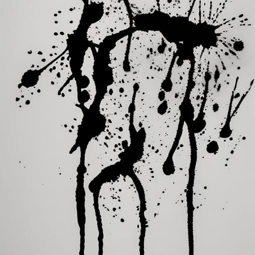 Abstract Rorschach Ink Blot Test Image
