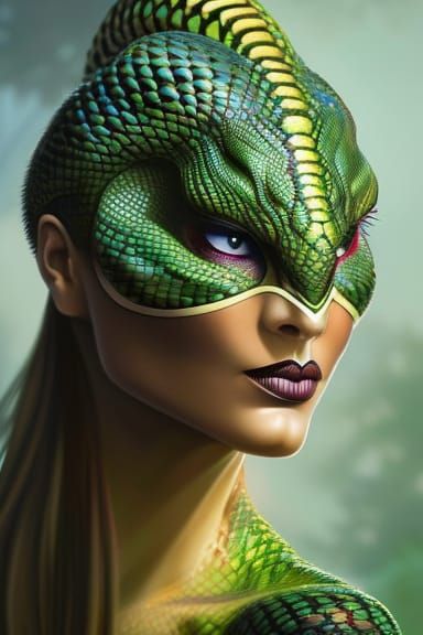 Snake woman