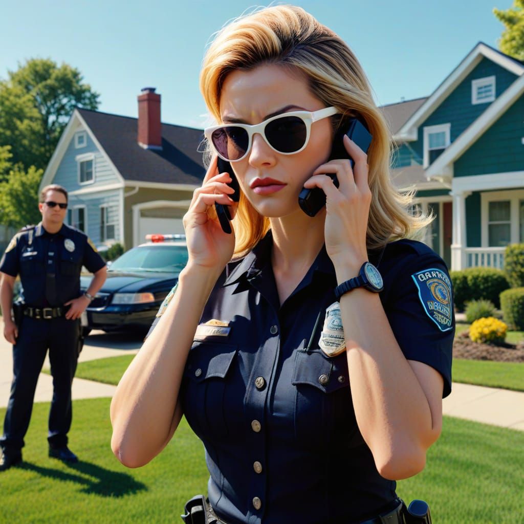 Satirical Karen Character in Comic Book Style