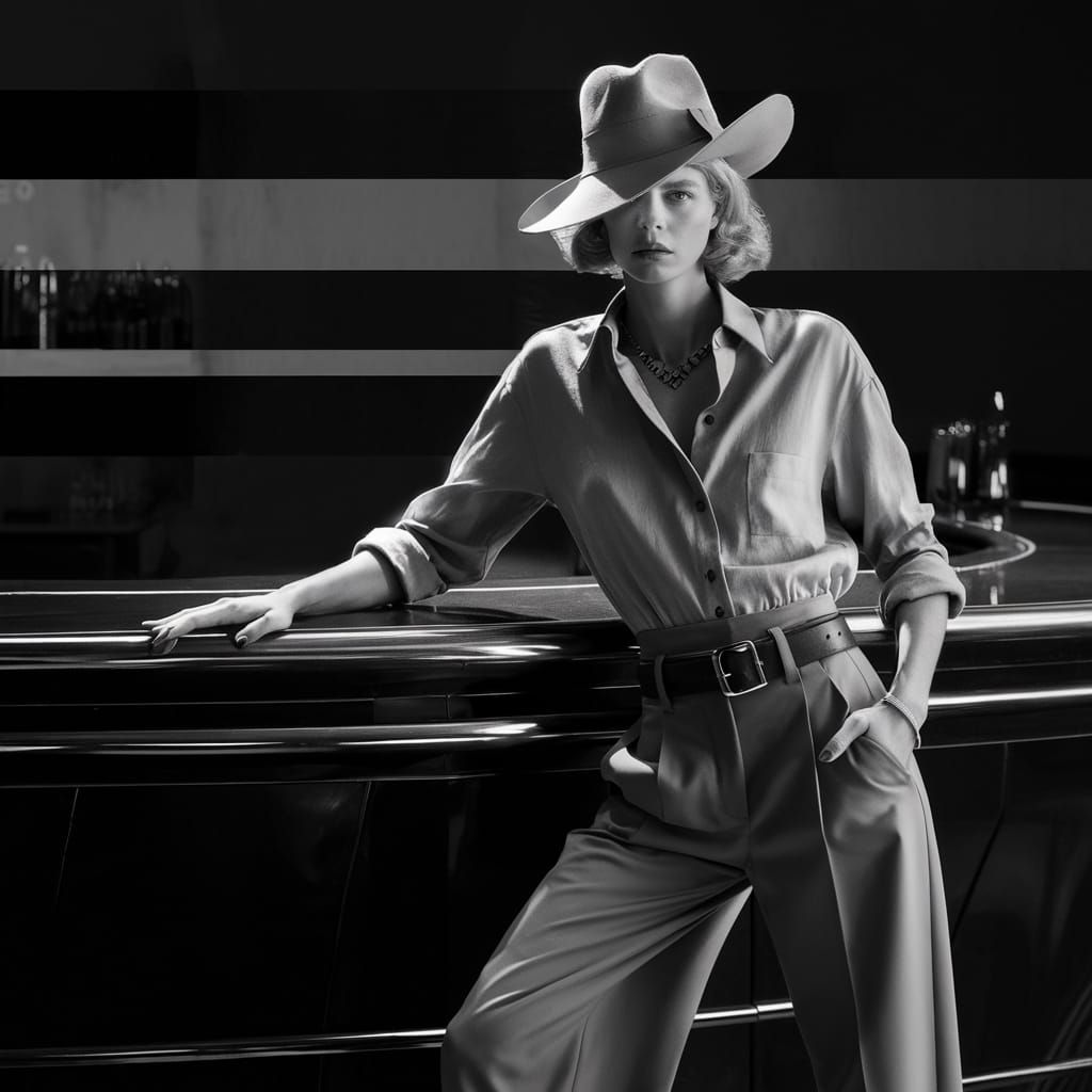 Effortless Cool in Black-and-White Chic