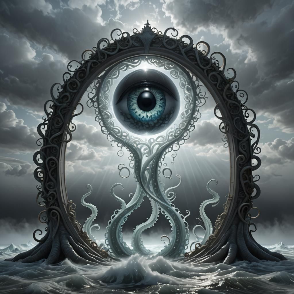 Tentacle Grips Mesmerizing 3D Optical Illusion