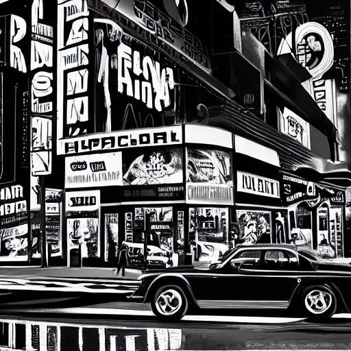 Photorealistic Noir Scene in 8K Resolution