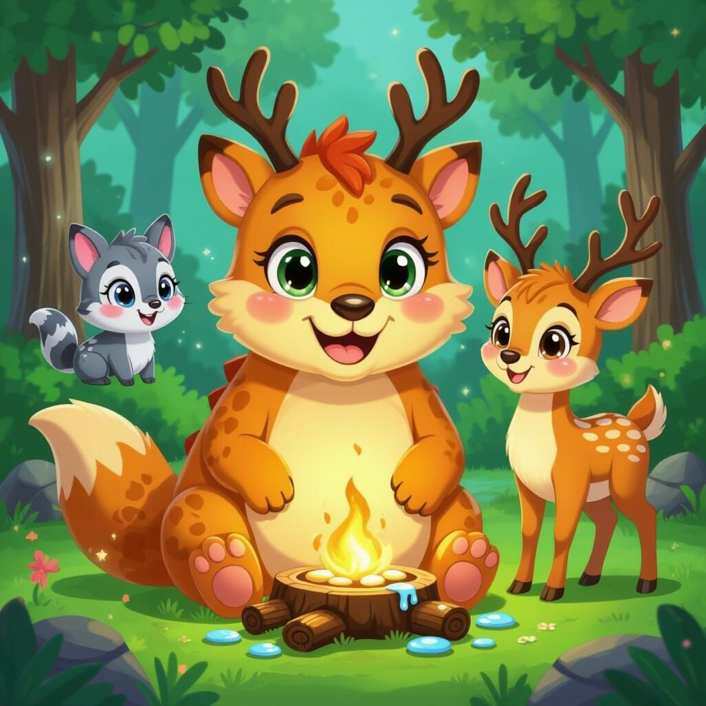 Abstract Interpretation of Tiger and Deer Emojis