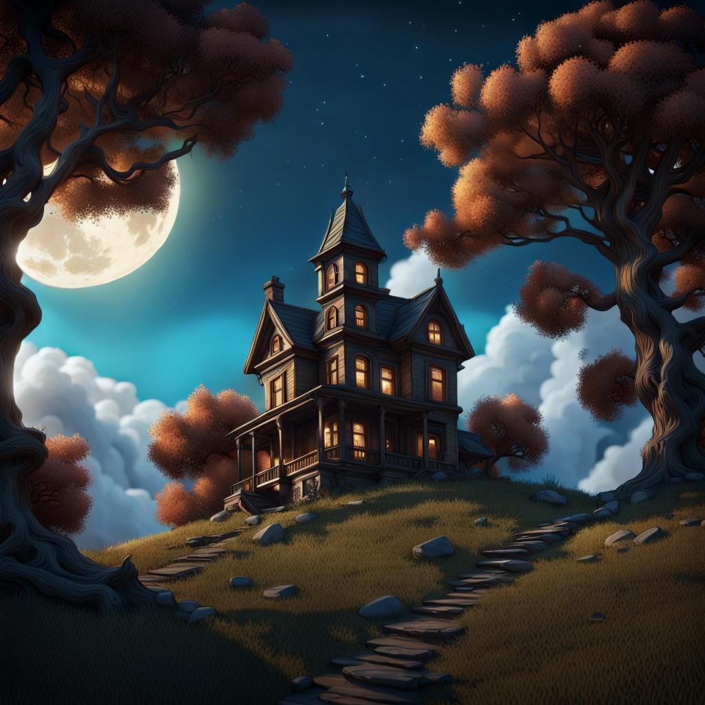 I made one image of each verse of a song to see what the AI creates. Guess which song it is!