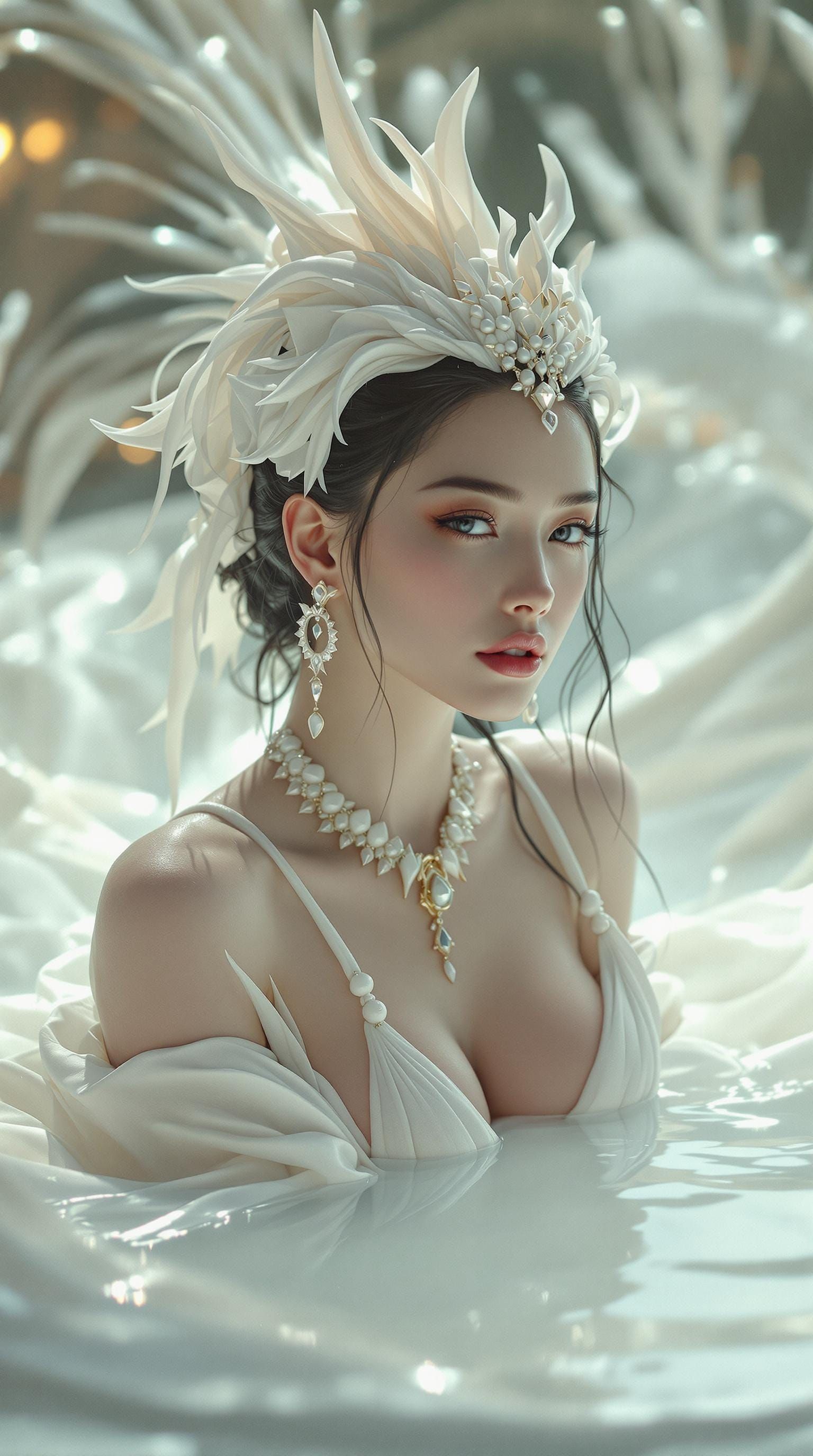 White Witch in Cinematic Film Still