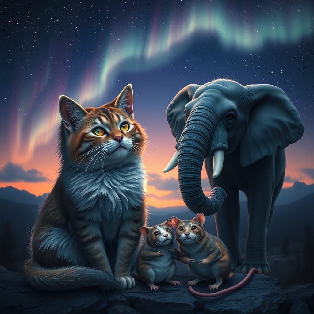 Fantastical Couples Amidst Celestial Love