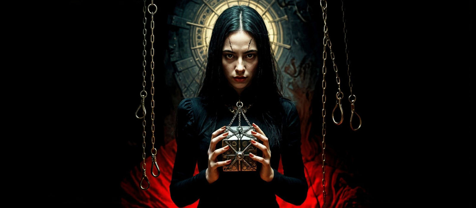 Female Pinhead With Lament Configuration, Goya-Inspired Horr...