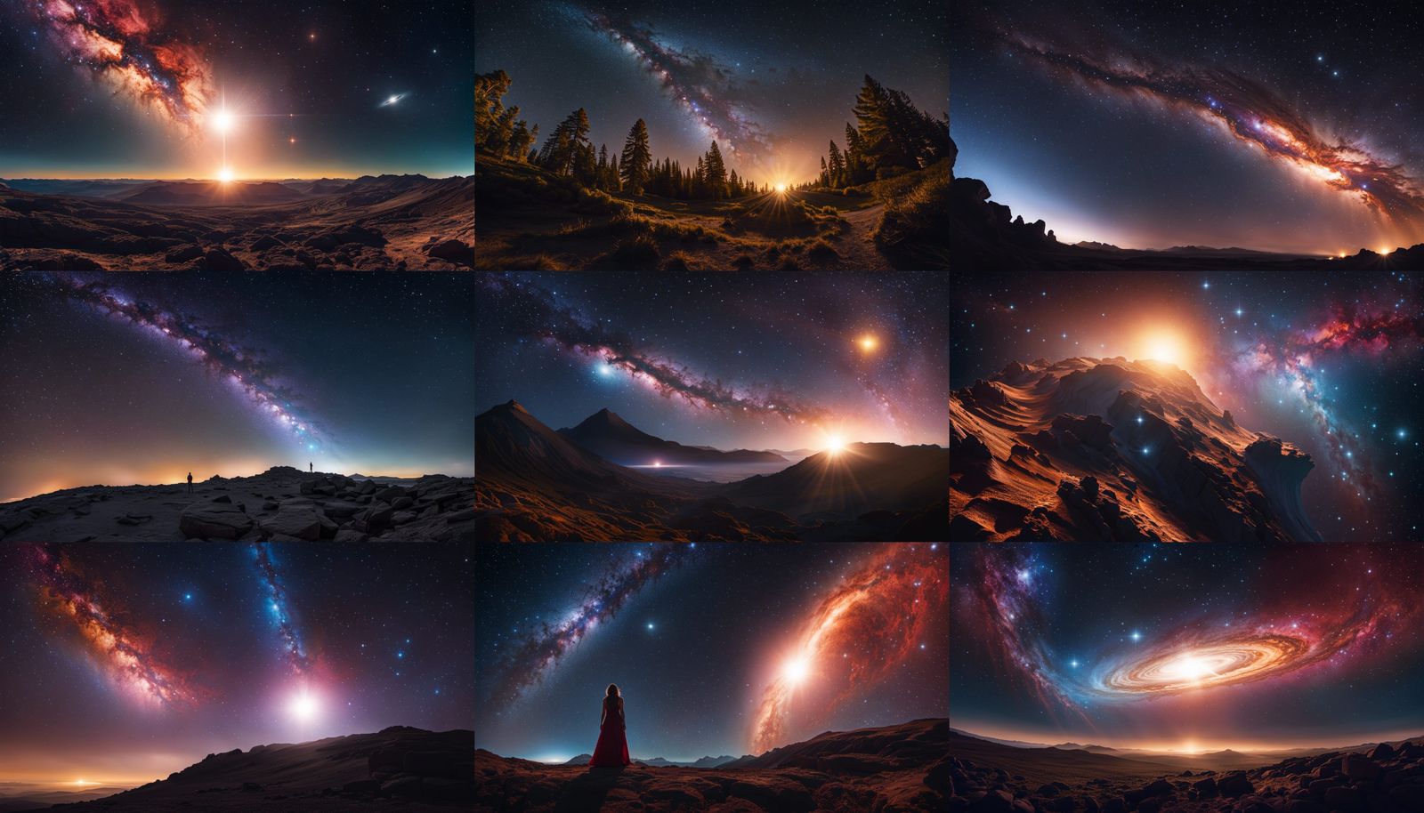 Star Goddess Heals Galaxies: Nightscape Astrophotography