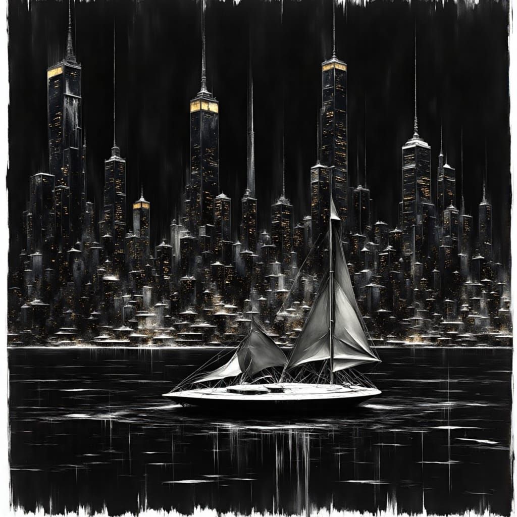 AI Generated Portrait in Isolation Style