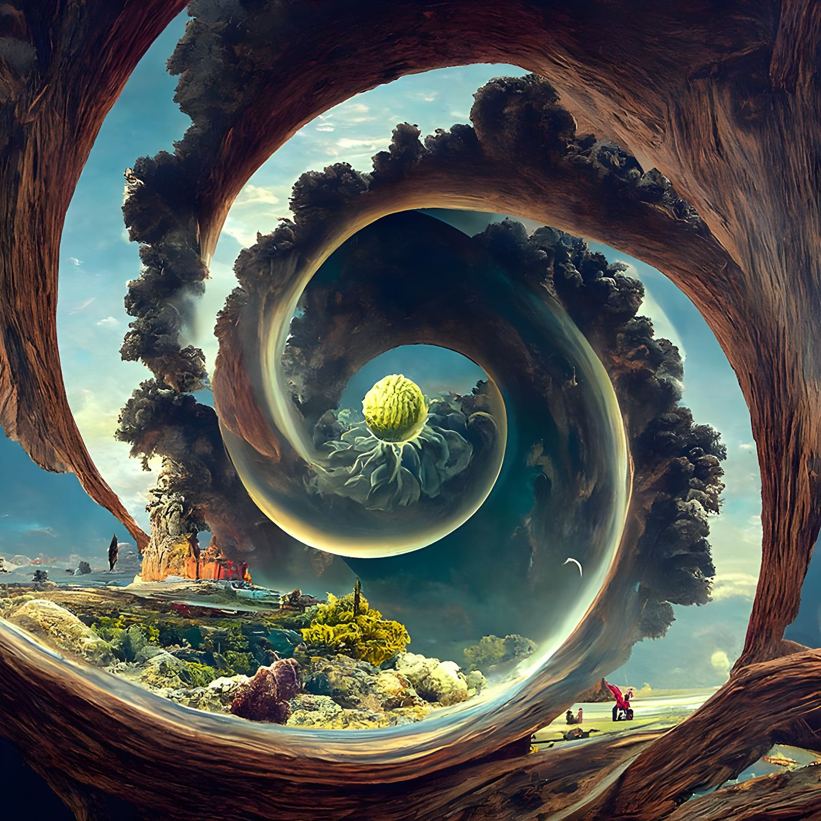 Impossible World: Psychedelic Surrealism by Mandelbrot