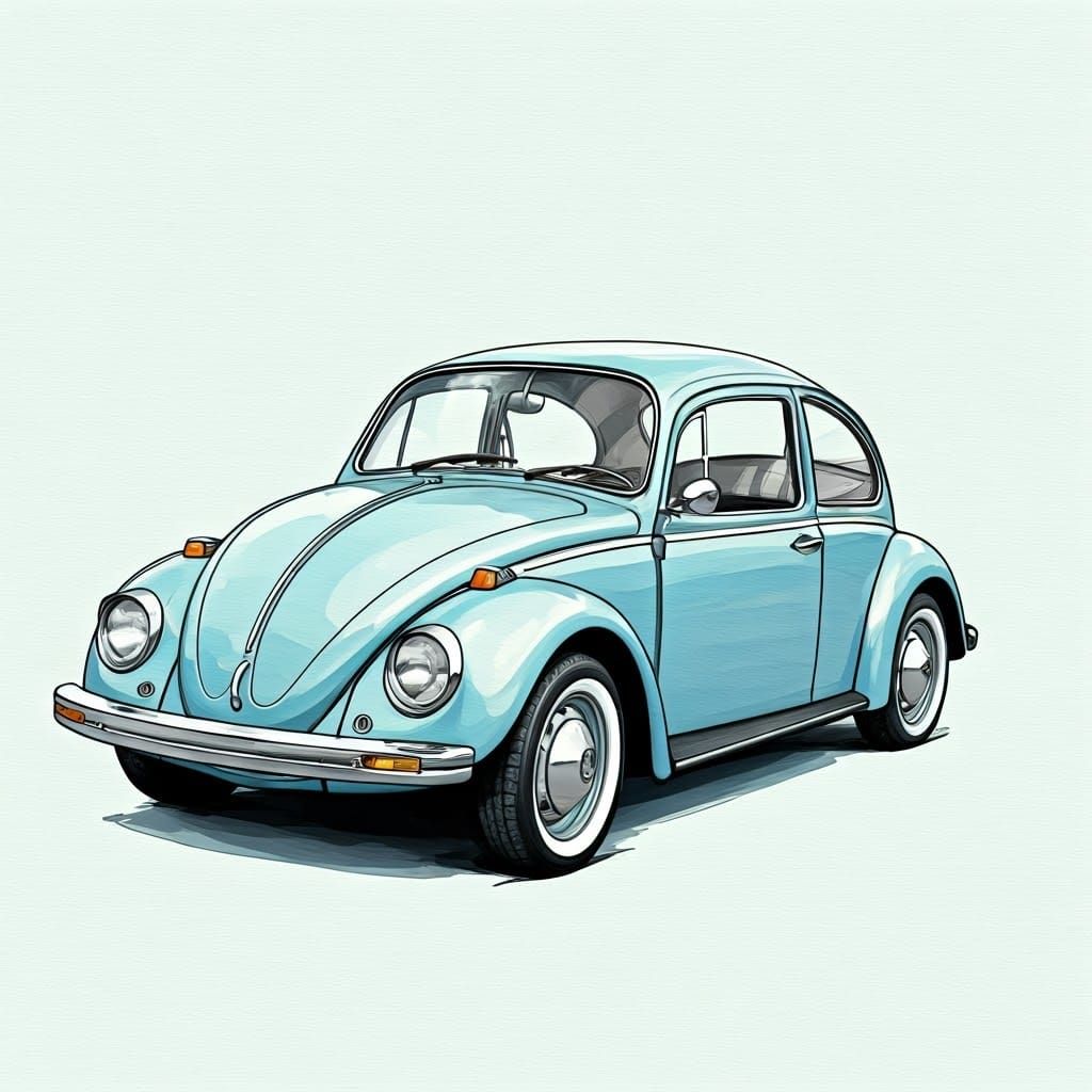 Volkswagen Beetle Classic in Elegant Blue