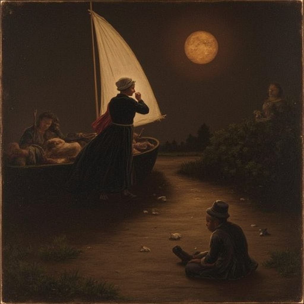 Vibrant Green Light Illuminates Abstract Scene