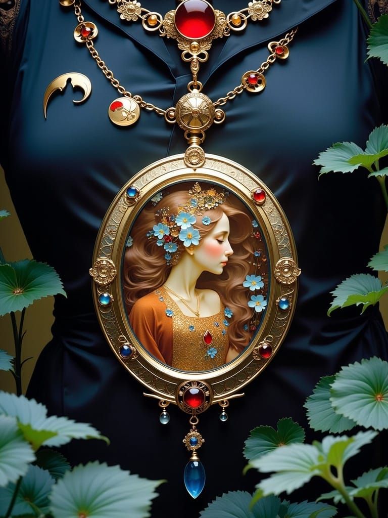 Woman's Manga Quest with Memory Locket