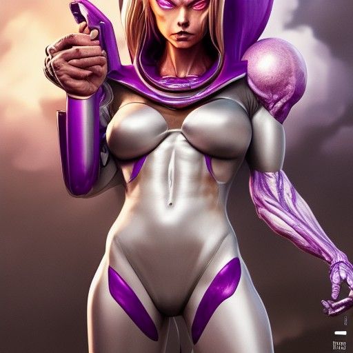 Biopunk Comic Portrait in 8K Resolution