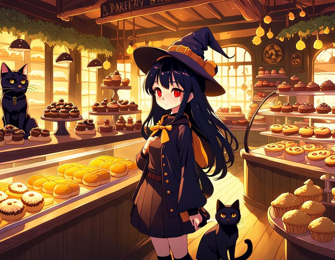 Enchanted Forest: A Witch's Mushroom Bakery Interior