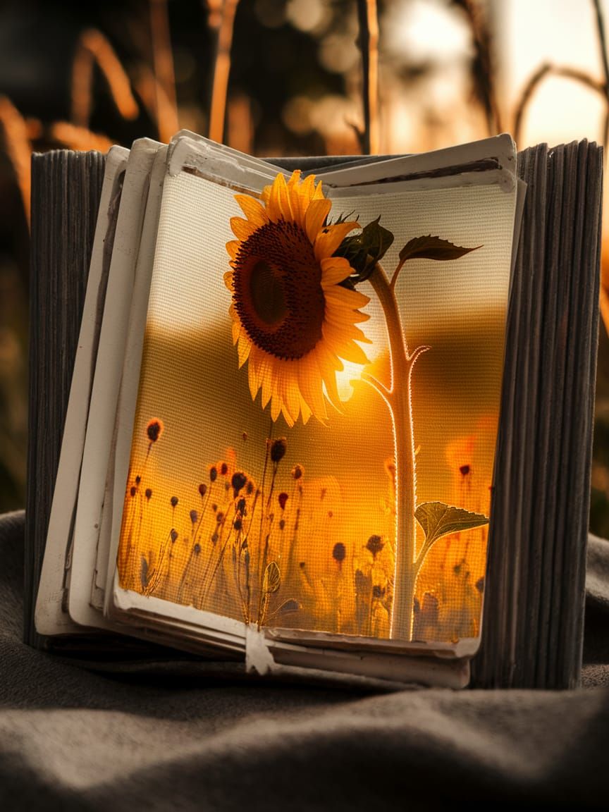 Golden Sunset Sunflower in Vibrant Bloom