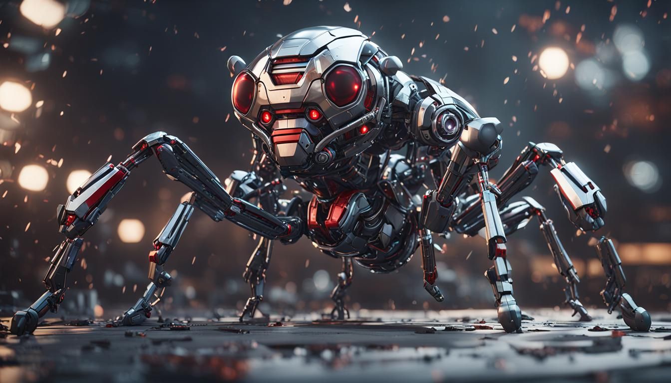 Ant-Man Marvel Mech in Sci-Fi Cinematic Scene