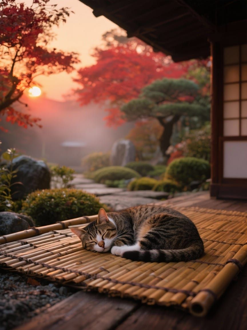 „Zen & the Art of Cat Napping.“