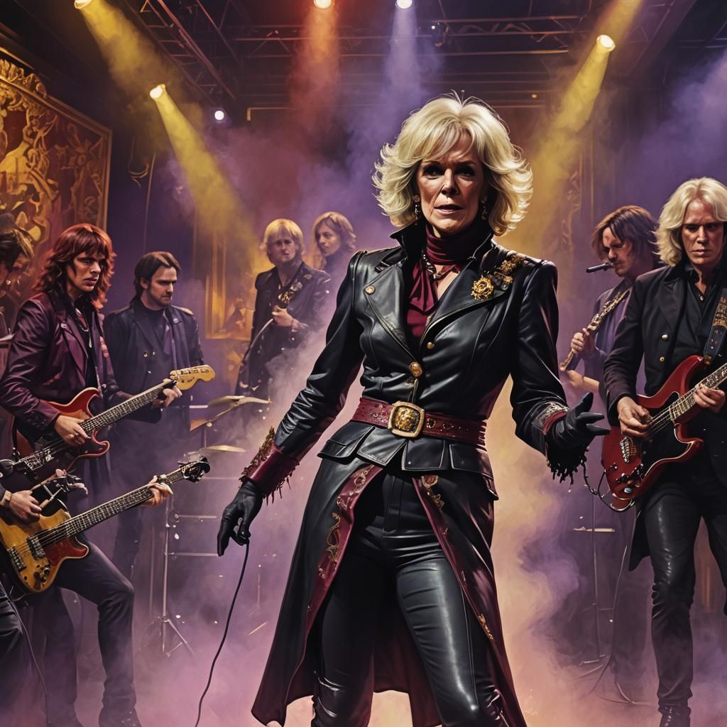 Dark Fantasy: Camilla Parker Bowles in Hamburg Club