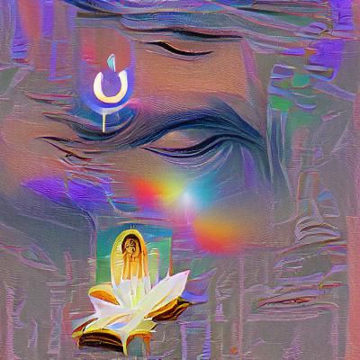 Serene Abstract Design with Flowing Lines