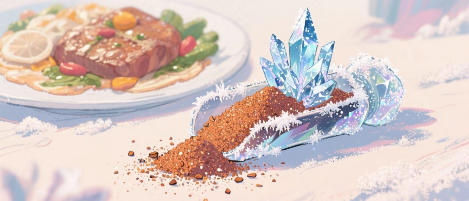 The Crystal Spice: A Frosty Culinary Magic